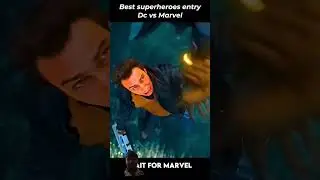 Best superheroes entry Dc vs Marvel #shorts #dc #marvel #marvelvsdc #dcspecial #dcworld #dcsuperman