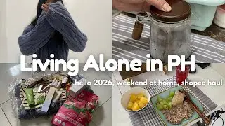 Living alone in the Philippines: hello 2026, a therapeutic life at home, shopee haul + try on✨🌻