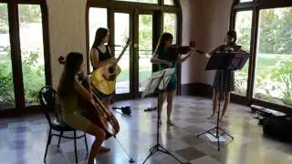 The Barefoot Brunettes performing at Wakulla Springs