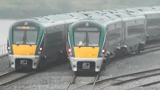 Irish Rail 22000 Class Intercity Train 22259 Departing Waterford Station