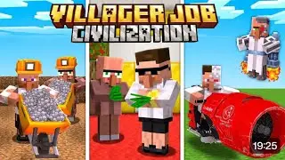 I Joined Villager Job Civilization in Minecraft..