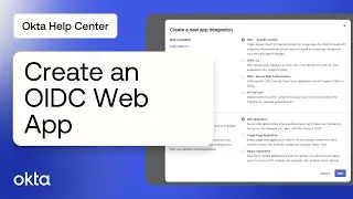 Create an OIDC Web App | Okta Support