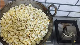 Popcorn kaise banaye How to make popcorn 🍿🍿🍿🍿