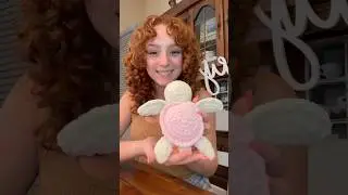 2hours for a tiny turtle! #crochet #diy #cute #stuffedanimal #asmr #teddylove