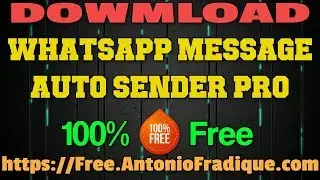 Download Whatsapp Message Auto Sender Pro 100% Free
