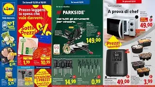 🔥 VOLANTINO LIDL dal 12 Gennaio 2026 | Mega offerte su cibo e casa 🛒 #lidl #parkside