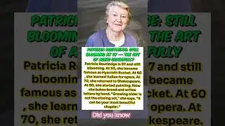 Patricia Routledge: Still Blooming at 97 &mdash; The Art of Aging Gracefully