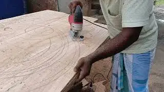 How to wood cutting with jigsaw machine 