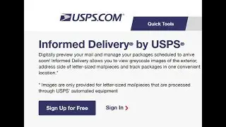 Informed Delivery by USPS | See your Mail in your Email for FREE