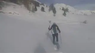 Val d'Ayas, Ru Courtod con la neve