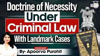 Doctrine of Necessity Under Criminal Law | Explained