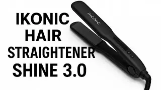 Salon like straight hair at home | ikonic shine 3.0 performance test. #salonfinish#ikonicshine3.0
