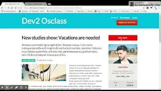 Osclass Blog Plugin