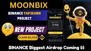 New Binance MoonBix Earn Project [ Airdrop $2000 Claim ] - Moonbix Full Guide | Moonbix Bot.