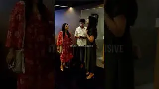 Unaad Movie Premiere 💜 #unaad #itsmajja #shorts #bts #rasikasunil #shreyabugde