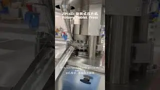 ZP16D Rotary Tablet Press | 38,400 Tablets/Hour Production  #tabletpress #pharmamachinery