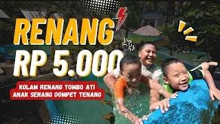 RENANG CUMA BAYAR RP 5.000 ⁉️ KOLAM RENANG TOMBO ATI 