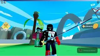 Anime Artifacts Simulator showing a secret sword from demon slayer map