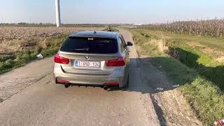 BMW F31 320d - DOWNPIPE + STRAIGHT PIPE + 340i LOOK - BY ICON AUTOMOTIVE 240 HP