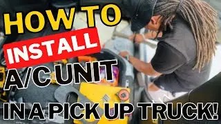 How To Install the Zero Breeze Portable A/C Unit in a Pick Up Truck to Sleep Cool on the Road