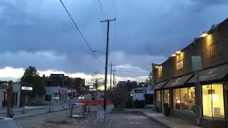 Time lapse sunrise Tulsa OK at the Coffee House on Cherry Street