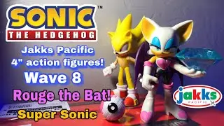 Jakks Sonic the Hedgehog Wave 8 Figure review! (Rouge the Bat!)