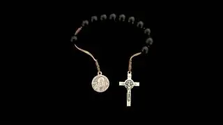The Rosary- The Sorrowful Mysteries (Short) St. Padre Pio 3rd Class Relic with ambient Fire and Rain