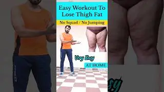 Lose thigh fat #youtubeshorts #fatloss #homeworkout #weightloss #exercise #fitness #motivation