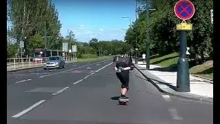KAM NA LONGBOARD V PRAZE - PRAGUE TOWNHILL FREERIDE