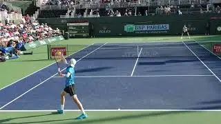 アンベールのスライスサーブ（スロー）/ Ugo Humbert Slice Serve Slow Motion