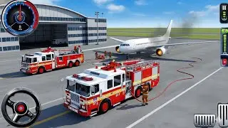 Real Fire Truck Driving Simulator 2025 &ndash; Новая ежедневная работа пожарного | Геймплей на Android