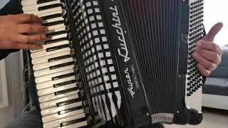 Akordeon Accordion Akkordeon Lucchini Stradella Super Musette 120/4/5