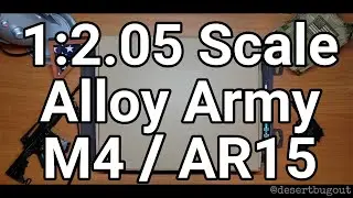 Miniature Guns: Alloy Army 1:2.05 Scale M4 AR15