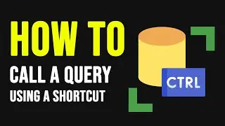 How to Add a Query shortcut in SQL Management Studio