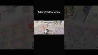 Quick 1v2 in paid scrims #bgmi #jonathan #clutch #godlike #scout