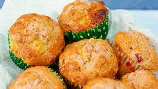 Peach-Walnut Muffins - Savory