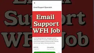 Email Support Job Work From Home #wfh #workfromhome