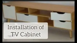 How to Install TV Cabinet/ TV Rack from Shopee