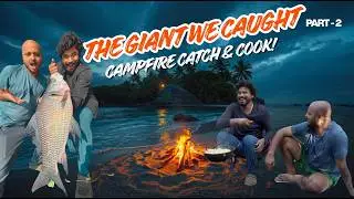 ISLAND CAMPING: This 6KG FISH FED US ALL! (Unbelievable Catch & Cook) 🎣 Part 2 ⁨@TRIPTHEWILD⁩