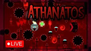 Geometry Dash: Athanatos 61%x3 [Stream 7] (GO=33%)