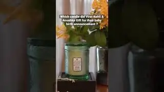 Virat Kohli and Anushka Sharma gift VEEDAA Candle for their baby birth announcement. #viratkohli
