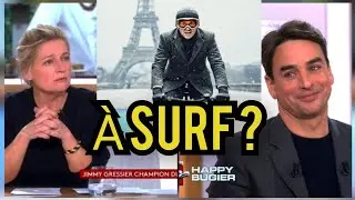 🤣❄️Neige &agrave; Paris : Julian Bugier arrive en masque de ski au JT&hellip; C &agrave; Vous se moque !