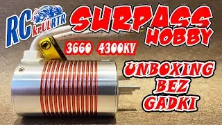 SURPASS Brushless 3660 Sensorless motor 4300KV | First look, unbixing. RC CAR, auta na pilota