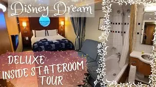 DISNEY DREAM DELUXE INSIDE STATEROOM (ROOM TOUR)