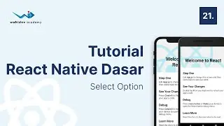 Tutorial React Native Dasar : 21. Select Option
