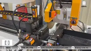 M&aacute;y Cắt Ống Kh&ocirc;ng Bavia -  M&aacute;y Cắt Ống Dạng Nằm Ngang PLC | Himag