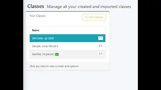 Classes