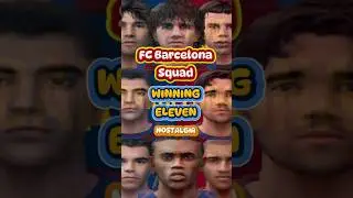 ⚽ FC Barcelona Squad in Winning Eleven 8 | Nostalgic PS2 Football Memories