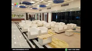 Sewa Meja, Sofa Oval Putih Event Area Jakarta