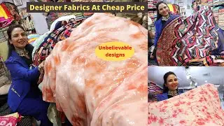 Buy Designer Fabric At Cheap Price | Designer Fabric Shop at Lucknow Gol market | SimplyShilpi |